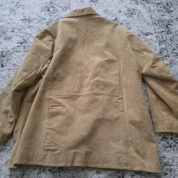 Vintage Suede Leather Jacket Jaclyn Smith Womens 0X Tan Western Chic Rodeo - Picture 8 of 8